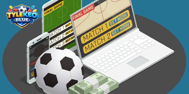 Bảng hiển thị kèo chấp 2 trái cho một trận đấu nóng