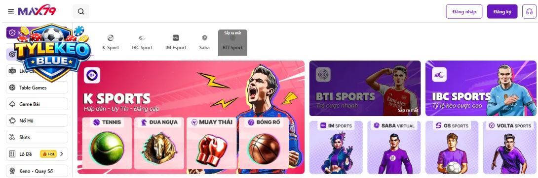 Max79 nhà cái hàng đầu về cá cược thao