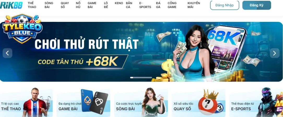 Rik88 được người chơi yêu thích sau khi trải nghiệm